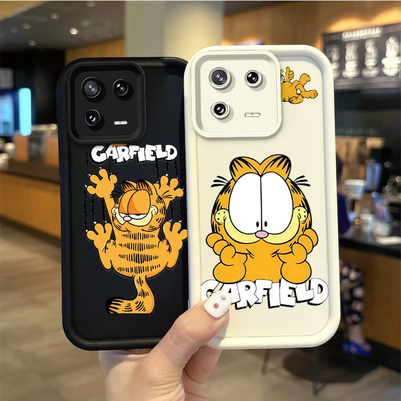 Cute Cat G-Garfields Phone Case For XiaoMi 15 Pro Case 14 13 12 11T Pro 13 12 11 Lite Poco F6 F5 X5 X3 Pro Soft Shockproof Cover