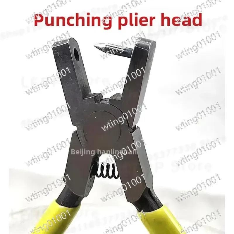 for Lamp Worker Glassware Pendant Necklace Hole Punching Pliers Precision Tool for Jewelry Making Beading Craft DIY