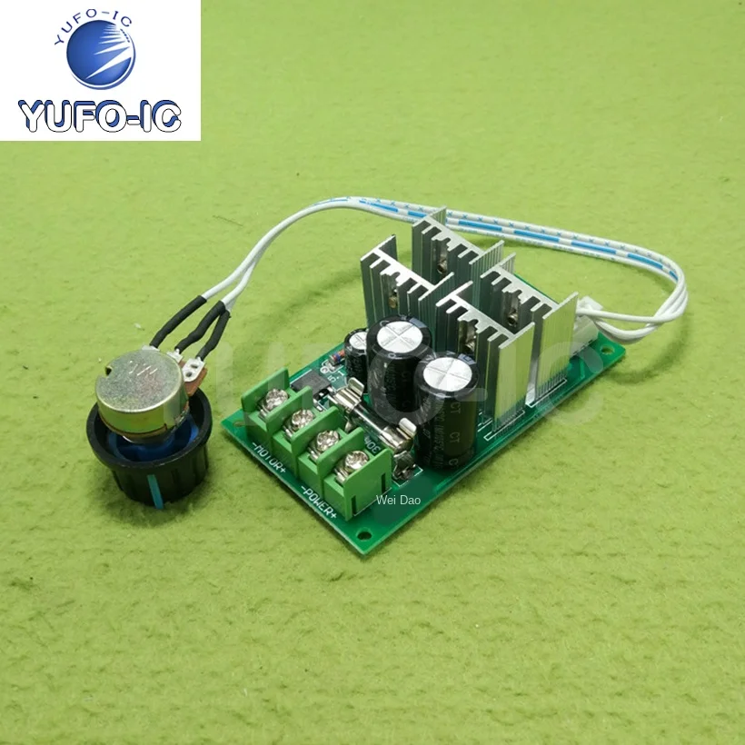 Free Ship 3pcs The PWM DC Motor Governor 12V24V48V60 Supports PLC Analog 0-5V Single-Chip Microcomputer