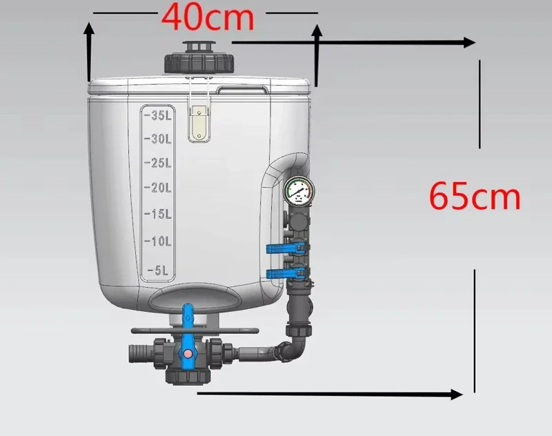 Hot Pest Control Sprayer Boom Tractor Agriculture 35L High Capacity Pesticide Mixing Tank for Drone