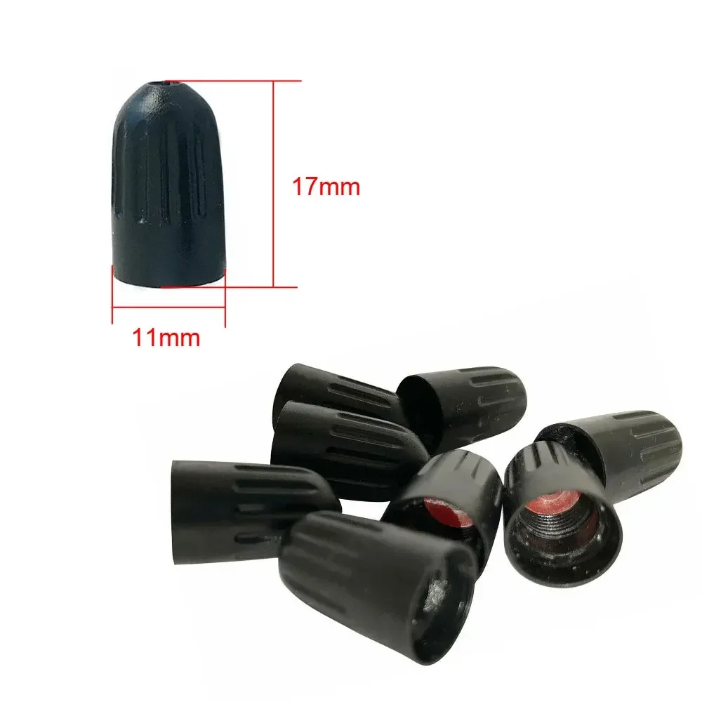 10Pcs Cone Style Plastic Tire Valve Air Dust Cover Stem Cap for Car Truck SUV Bike Accessories