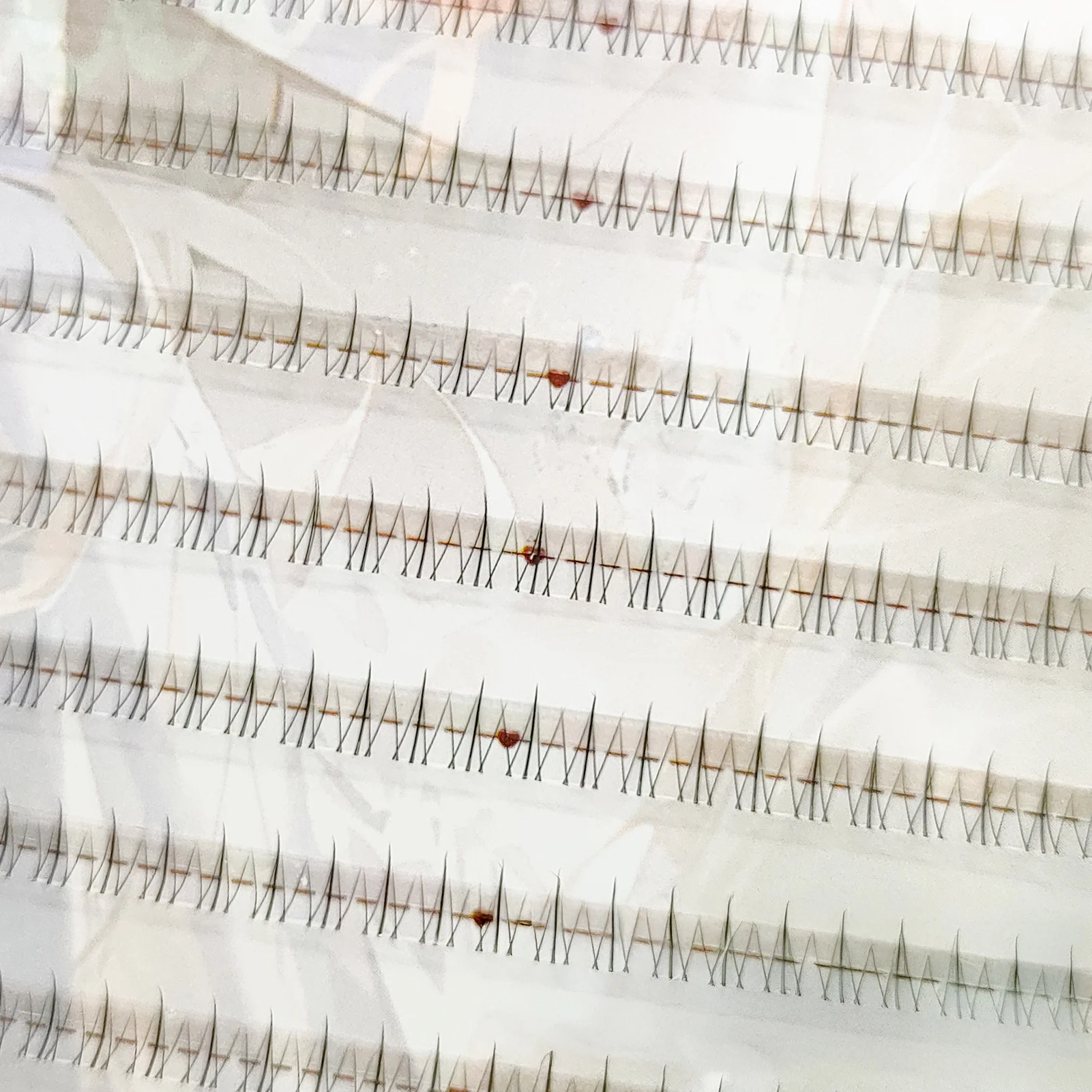 자연 투명 가짜 속눈썹 한국 스타일 단일 클러스터 가짜 속눈썹 여자를위한 하단 속눈썹 여성 메이크업 코스프레