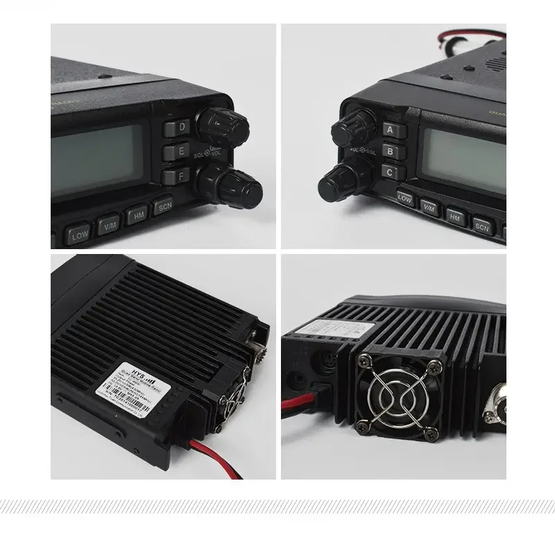 JC Car Mobile Two Way Radio Base Vehicle Long Rang Interphone Walkie Talkie