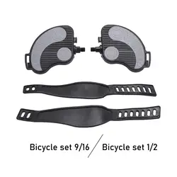 Exercise Bike Pedal Durable Elliptical Trainer Foot Pedals for Home Workout