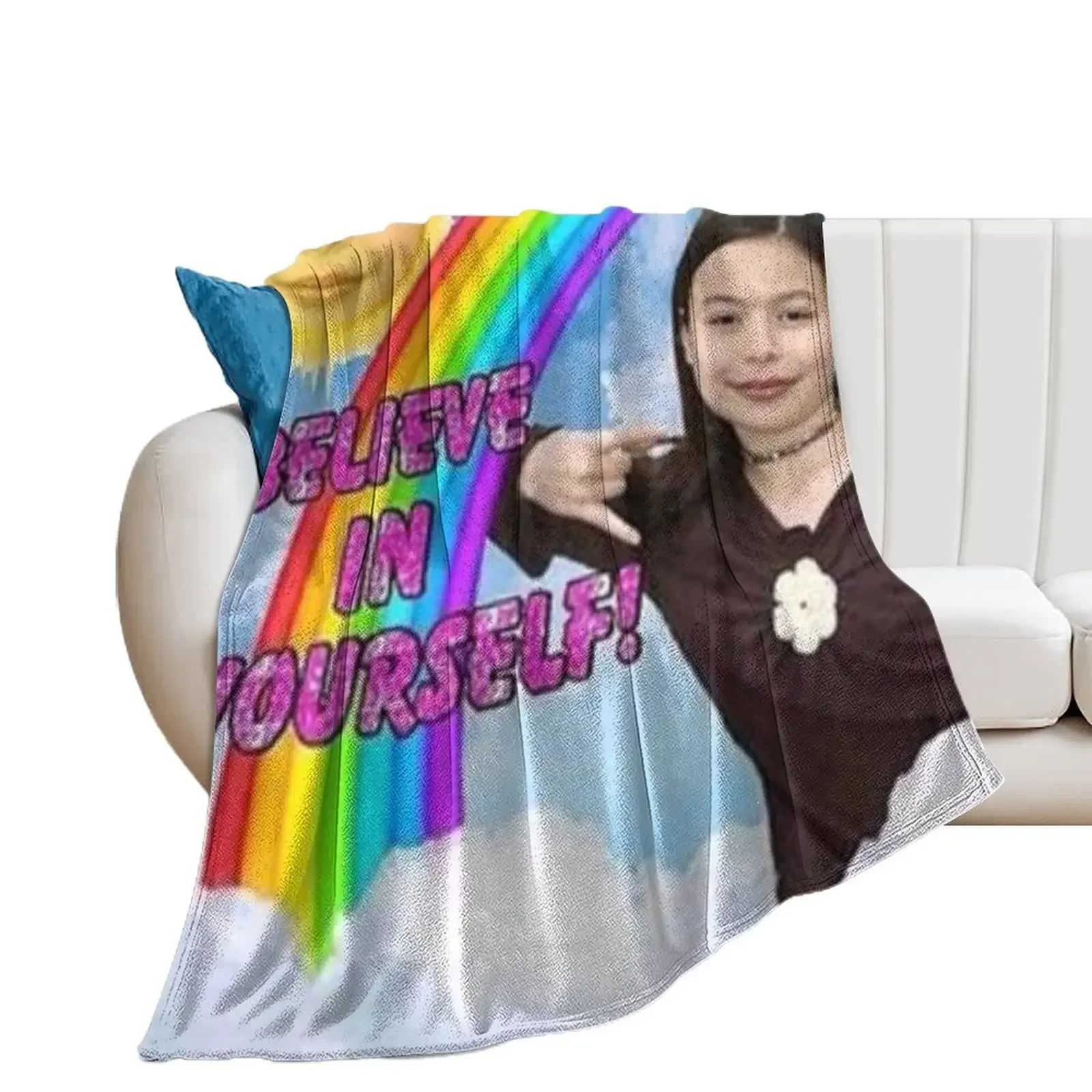 

ICarly Believe in yourself design Throw Blanket for sofa Bed christmas decoration Blankets