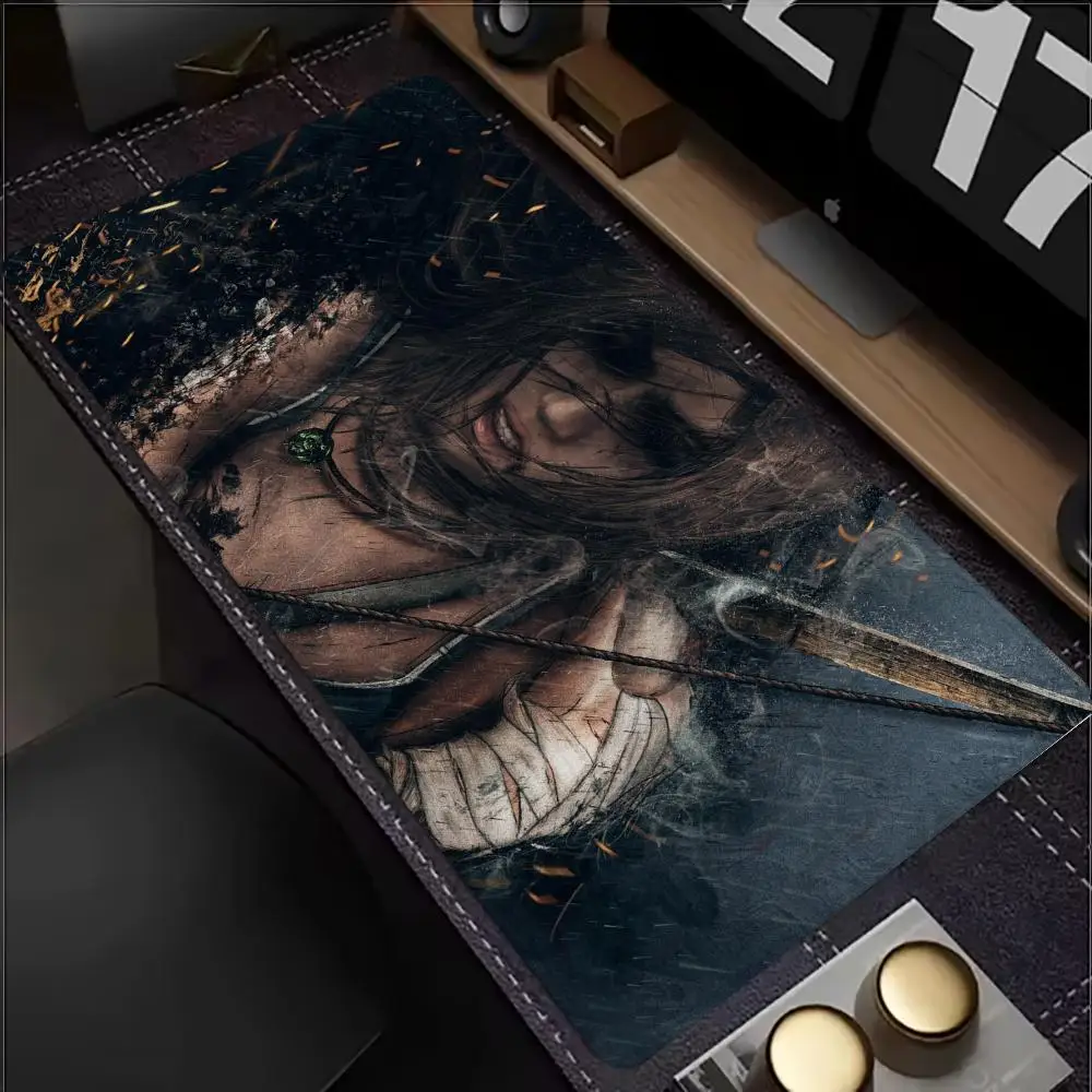 HD Printed T-Tomb R-Raider Mouse Pad Computer Gamer Non-slip Mouse Pad Large XXL Keyboard Computer Desk Pad
