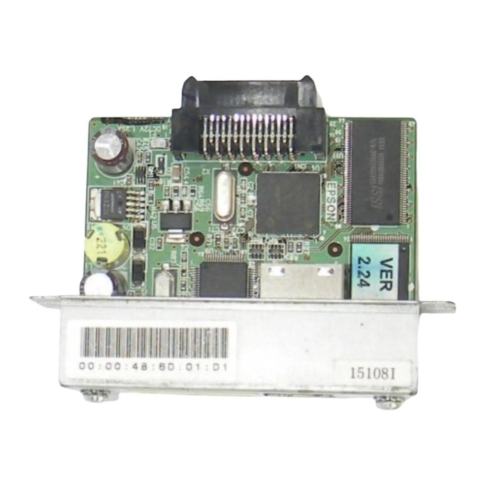 Placa de interfaz Ethernet UB-E02 M155B RJ-45 compatible con EPSON TM-U200 Series TM-T88II T88IV TM-U675 TM-H6000/H6000II TM-U590
