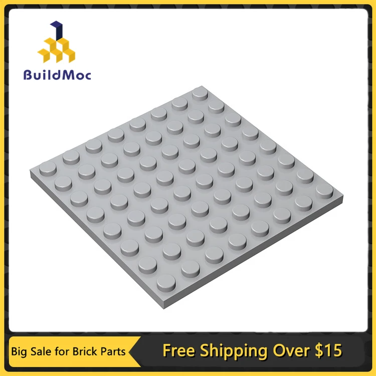 1Pc MOC Parts 41539 42534 Plate 8 x 8 Compatible Bricks DIY Assmble Building Blocks Particle Kid Puzzle Brain Toy Gift