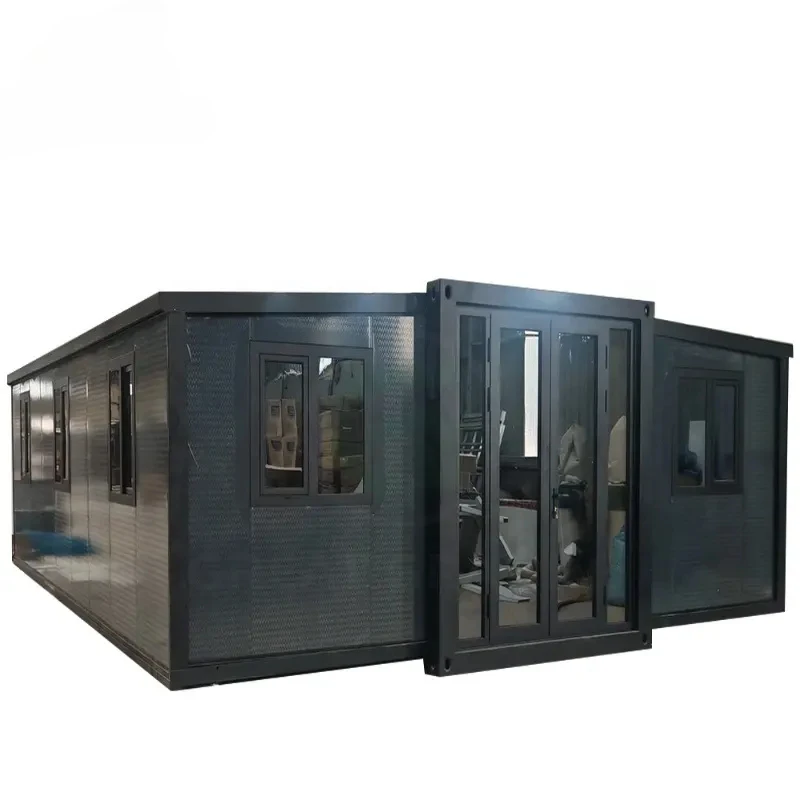 

20ft 40ft Prefabricated House Expandable Container House Garden Rooms Mobile Home With Balcony Folding Tiny Home 2 3 Bedrooms