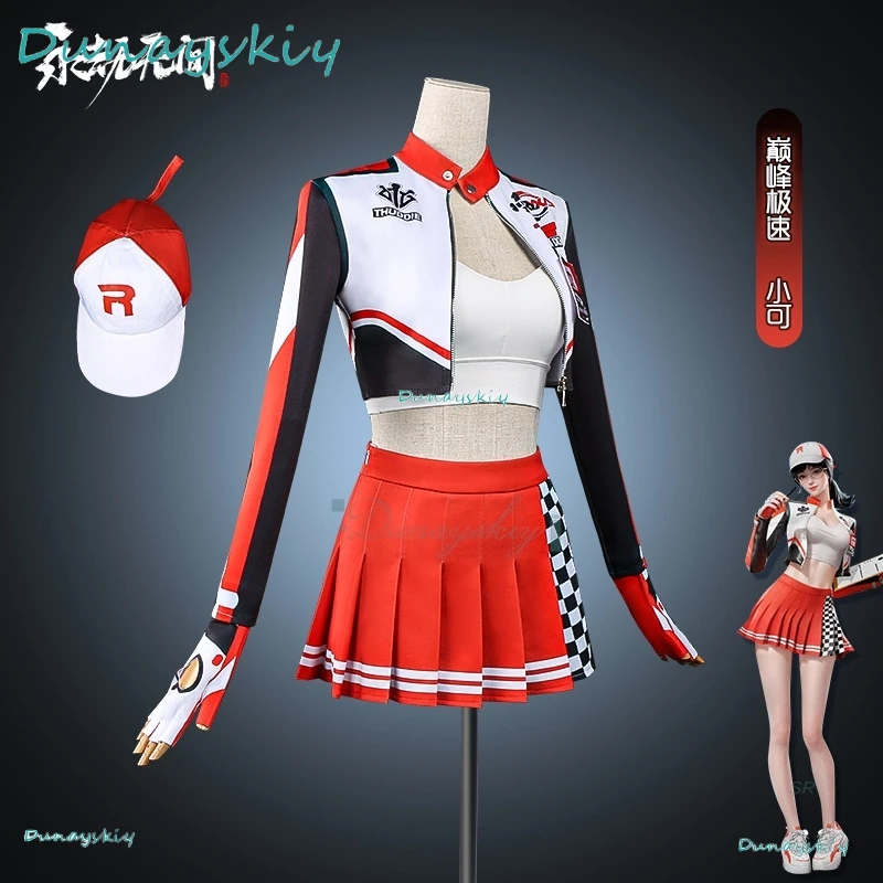 Bankai/Naraka: Bladepoint Kurimi Cosplay Costume Biker Jacket Hat Gloves Christmas Halloween Role Play Sexy Uniform Women Carniv