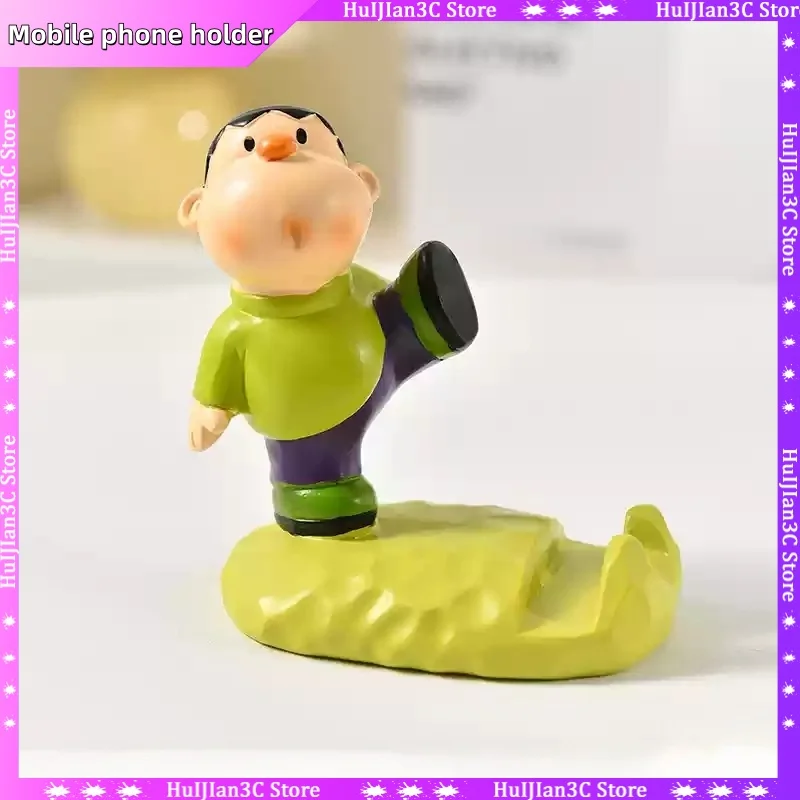 

Fat Tiger Mobile Phone Stand apply iPhone Cute Desktop Ornament Office Workstation Emotional Stability Tool Creative Gift