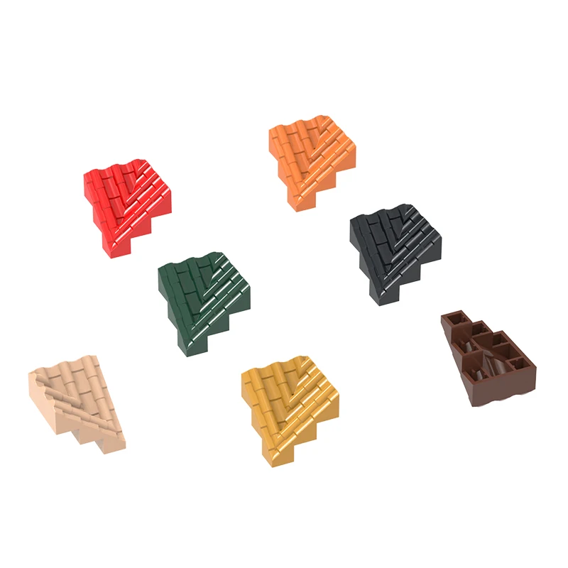 WANGE 37Pcs/Lot 73628W Large corner tile Block Moc Color Accessories Compatible with Brick Children's educational Toy Assembly