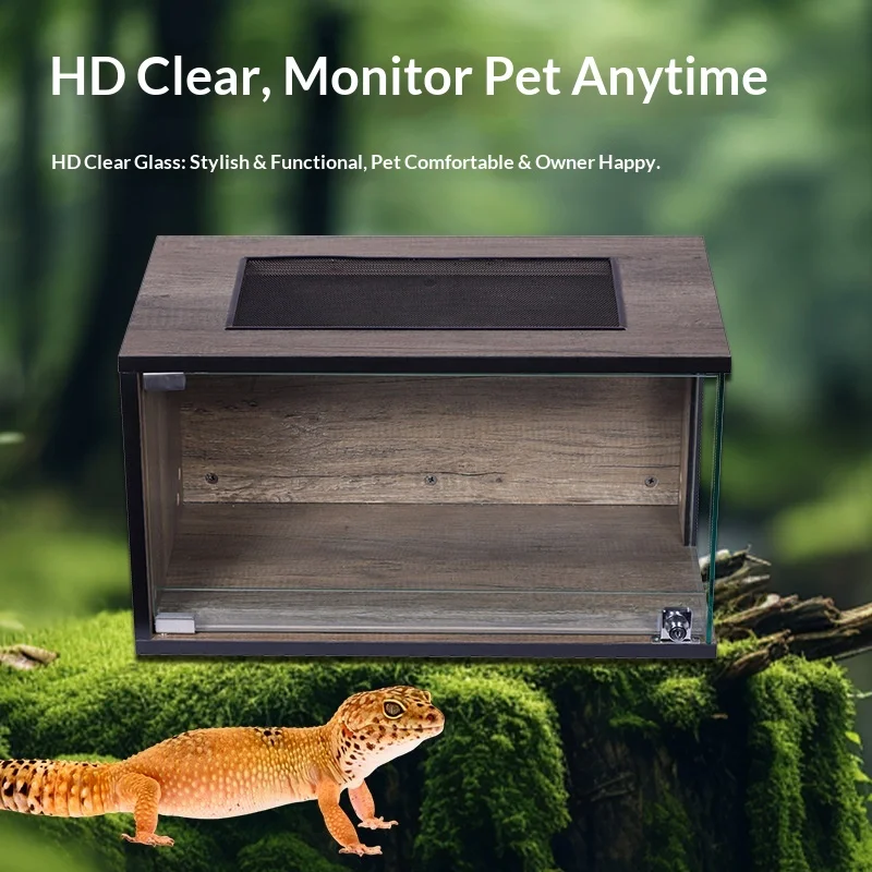 600*300 Temperature-Controlled Insulated Constant-Temperature Leopard Gecko Tortoise Breeding Box with Double-Bristle Climbing