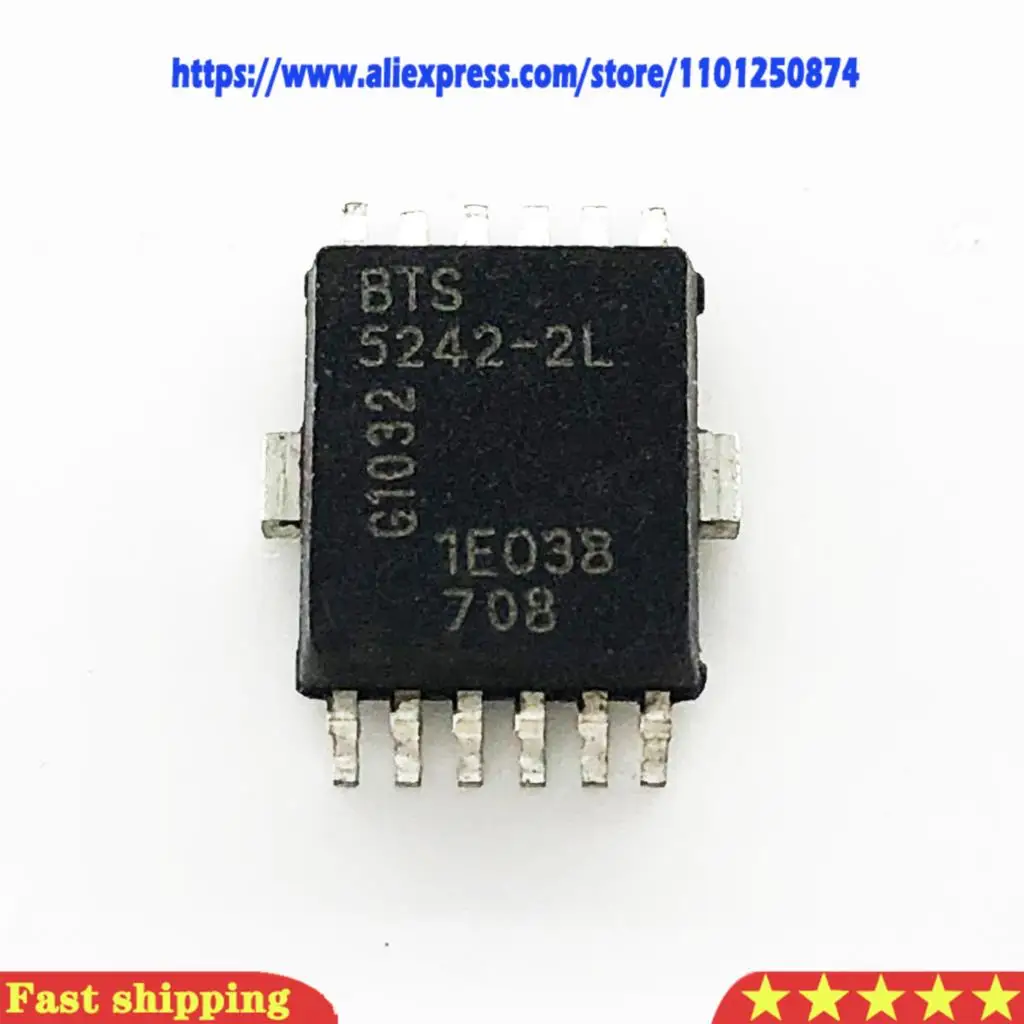 10pcs/lot BTS5242-2L BTS5242 5242-2L HSOP-12 In Stock