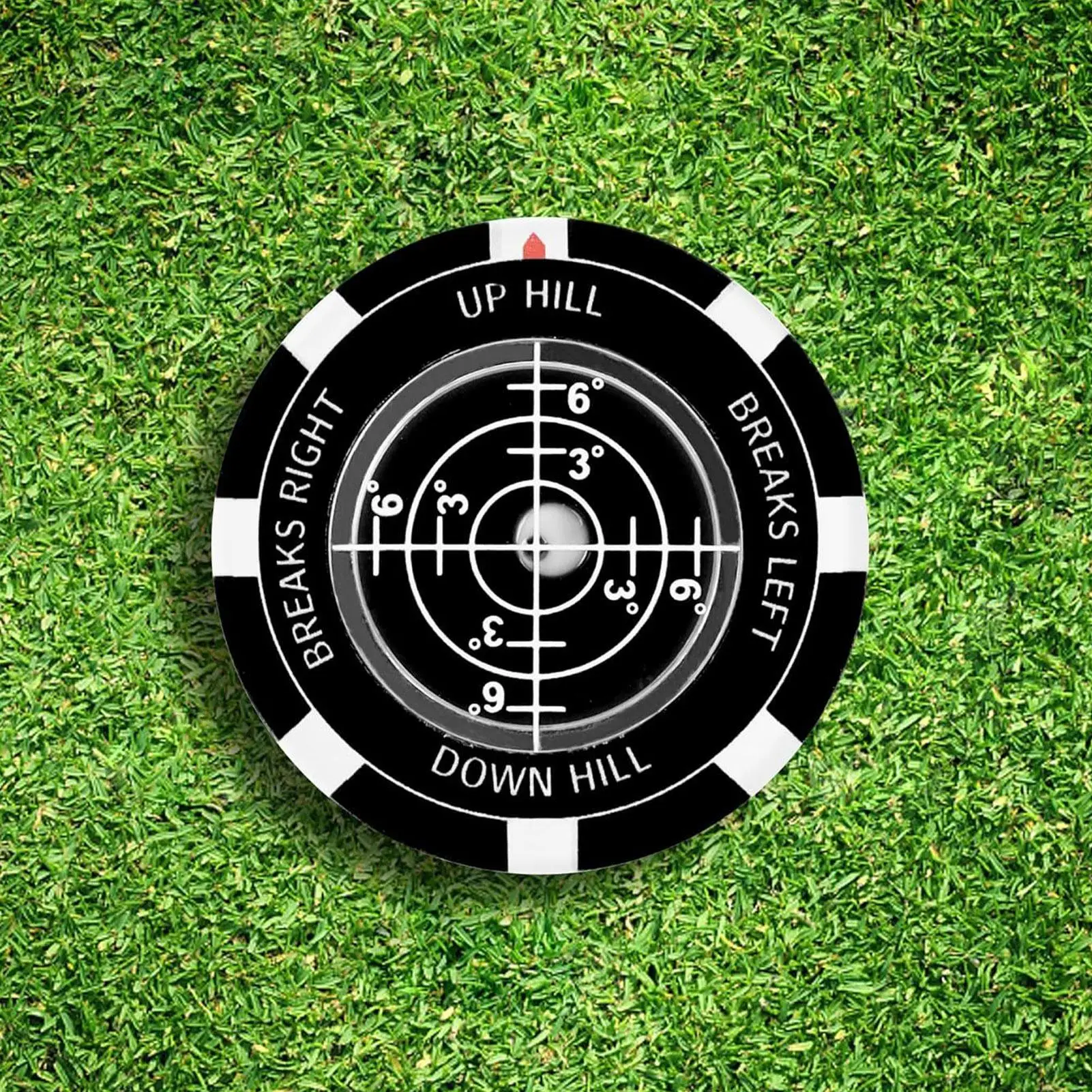 Double-Sided Golf Putting Trainer High-Precision Portable Green Reader, Professional Putting Aid For Indoor Outdoor Practice
