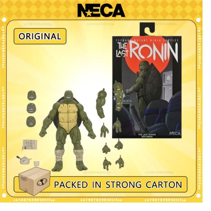 NECA Toys TMNT (The Last Ronin) Battle Damaged Ronin 7'' Action Figures Original Model Garage GK Decoration Gift Collection Doll