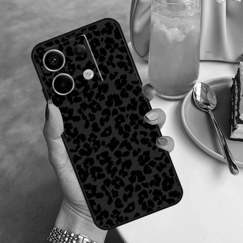 Leopard Print Panther Funda For Xiaomi Redmi Note 12 11 10 9 8 13 Pro Plus 12S 11S 10S 9S 10A 9C 10C 12C 13C Case