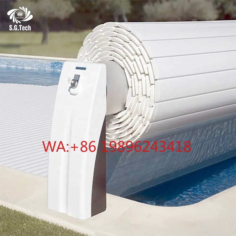 

Автоматическое покрытие для бассейна из поликарбонатных ламелей 2025 года, настраиваемое по размеру, водонепроницаемое/пылезащитное, для изоляции и защиты от УФ-излучения, для уличных бассейнов