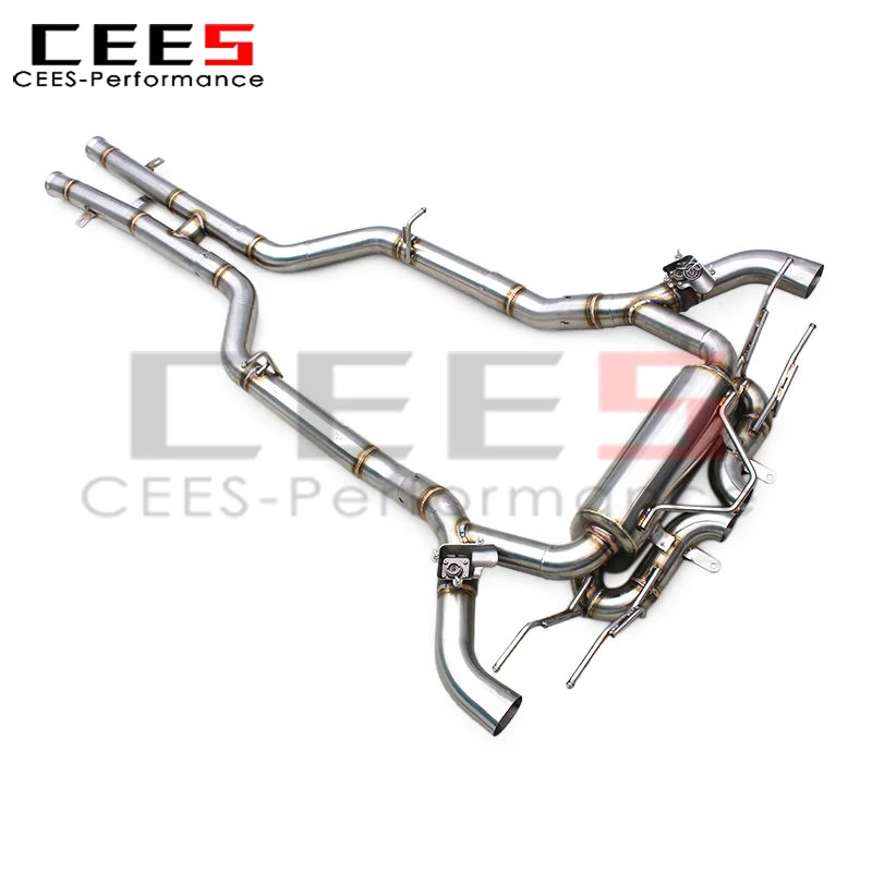 CEES OEM Valved Exhaust for Mercedes-Benz AMG GTR/GT R C190 4.0T 2019-2023 Sport Exhaust Catback Muffler System Stainless Steel