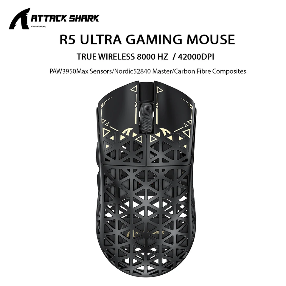 ATTACK SHARK R5 ULTRA Wireless Gaming Mouse - 8K Polling
