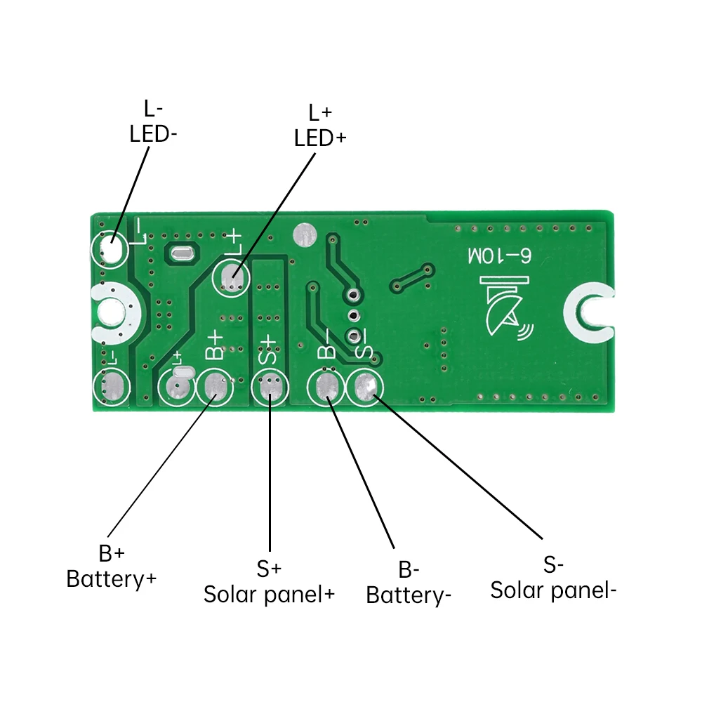 Moduł przełącznika czujnika ludzkiego 20W Solar Street Lamp Driver Board Kontrola światła Płytka czujnika z pilotem na podczerwień