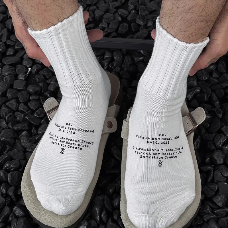 

Мужские повседневные короткие носки с принтом, однотонные, дышащие, в японском стиле, удобные спортивные хлопковые носки