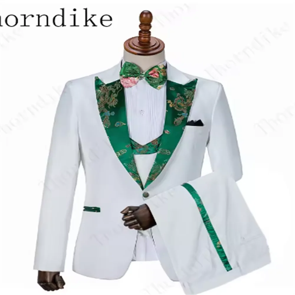 

Thorndike Different Colors One Button Groom Tuxedos Shawl Lapel Groomsmen Best Man Suits Mens Wedding Suits Three Pieces Suits