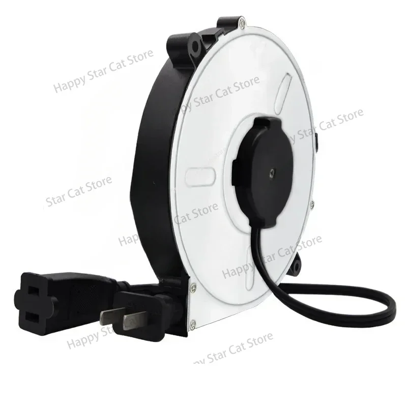 220V/50HZ 125V/60HZ 1000-2000W Extension Electric Retractable Cord Reel Fireproof Material Automatic Power Cord Shrinker