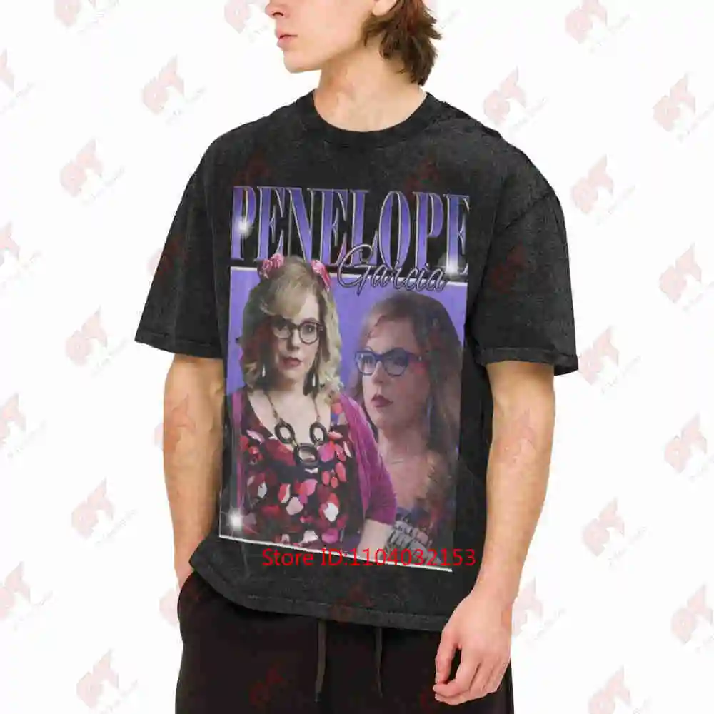 Penelope Garcia Criminal Minds Vintage Washed Tee Pure Cotton T-Shirt