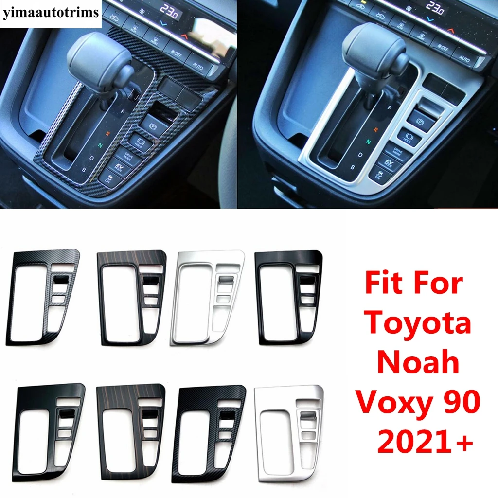 

Center Control Gear Shift Panel Cover Trim Accessories For Toyota Noah / Voxy 90 2021 - 2023 Normal / Hybrid Version Right Hand