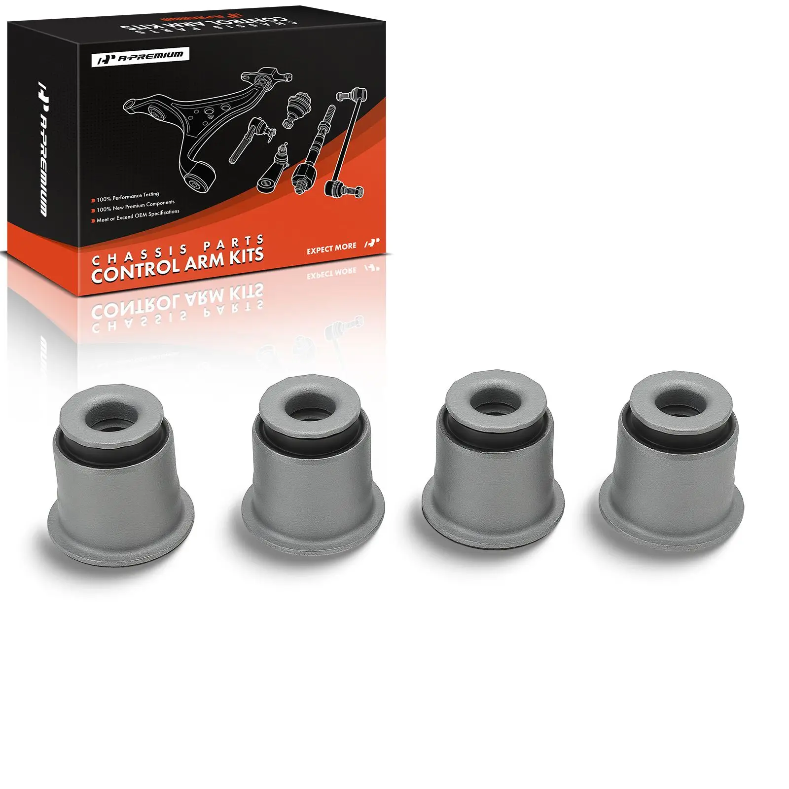 A-Premium 4x Front Upper Control Arm Bushing for GMC Envoy 2002-2009 Envoy XL 2002-2006 Saab 9-7x 2005-2009 Buick Rainier