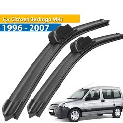 Erick's Wiper Front Wiper Blades For Citroen Berlingo MK1 1996 - 2007 Windshield Windscreen Window Car Rain Brushes 22