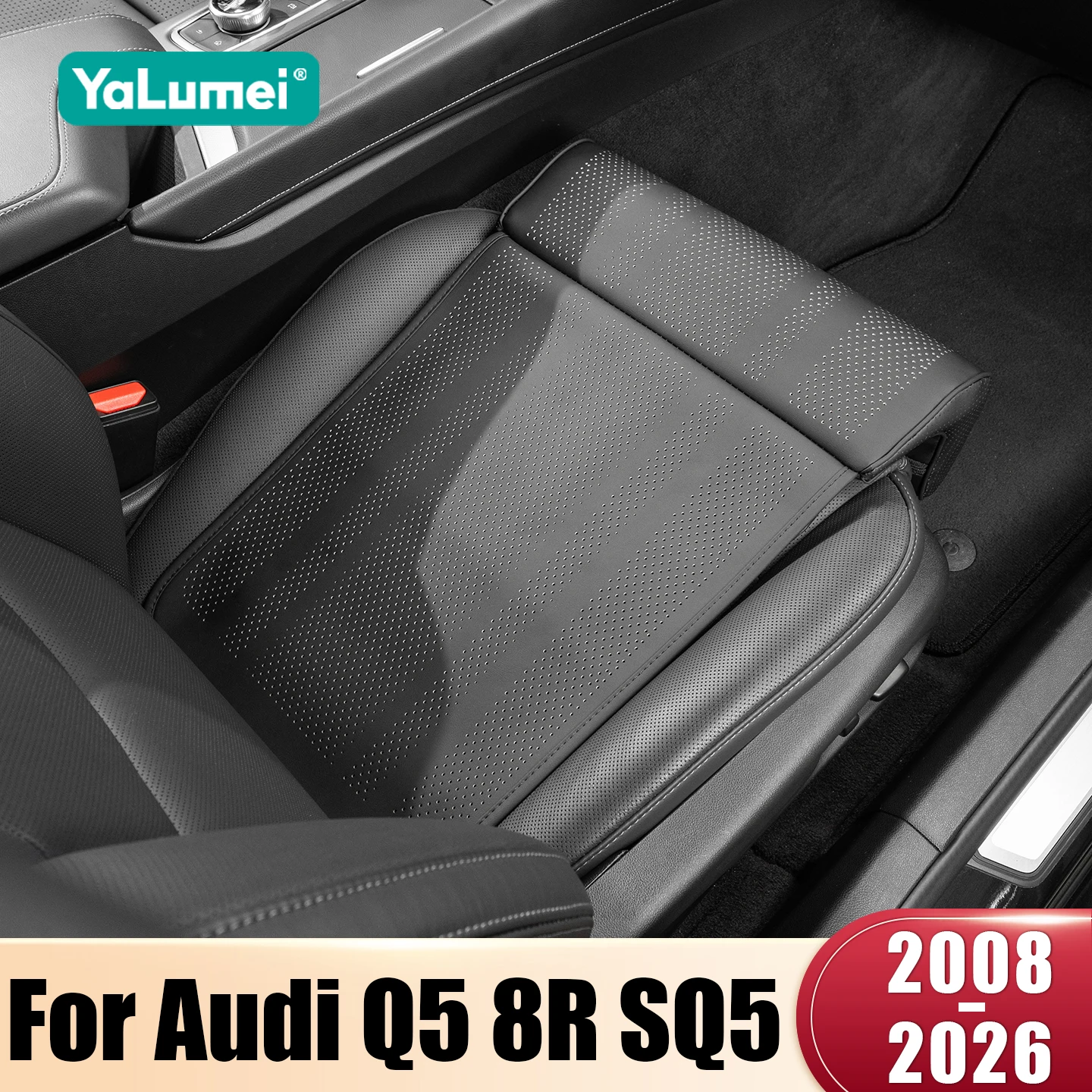 For Audi Q5 8R SQ5 2008-2020 2021 2022 2023 2024 2025 2026 Car Seat Leg Support Extension Mat Cushion Footrest Breathable Pad