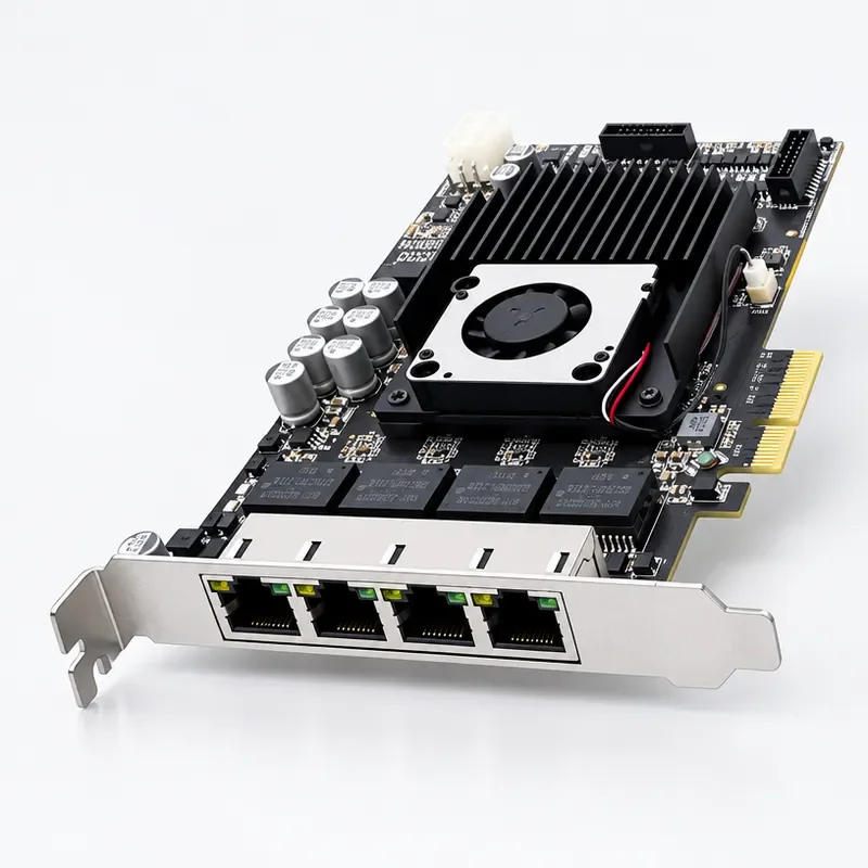 4-Channel PCIE Network Port USB Expansion Card for Industrial Automation in The Acquisition Industry