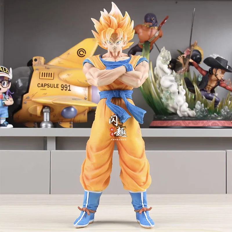 30cm Son Goku modelo Dragon Ball Z figura de acción Anime DBZ Super Saiyan Figuras colección muñeca adornos juguetes regalo para niños