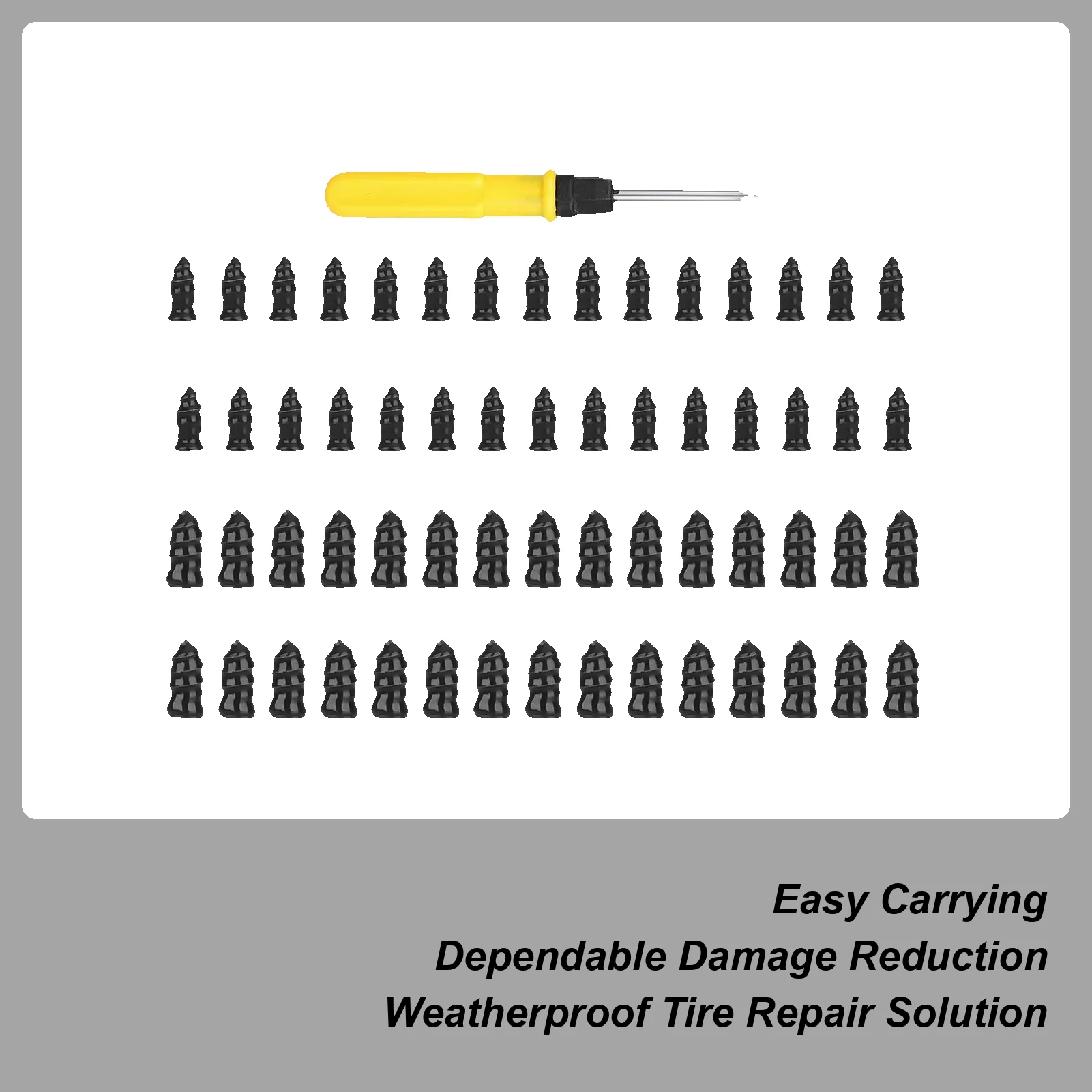 

Резиновые гвозди для ремонта шин, самообслуживаемые винты для ремонта проколов колес автомобиля с отверткой, заглушки для колес, инструменты для проколов, шпильки для авто