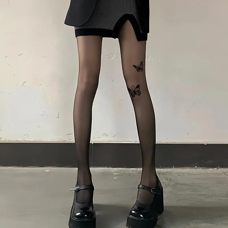 

Patterned Tight Pants High Waist Straight Leg Casual Trousers ex Neutral High Waist Other Material 00%