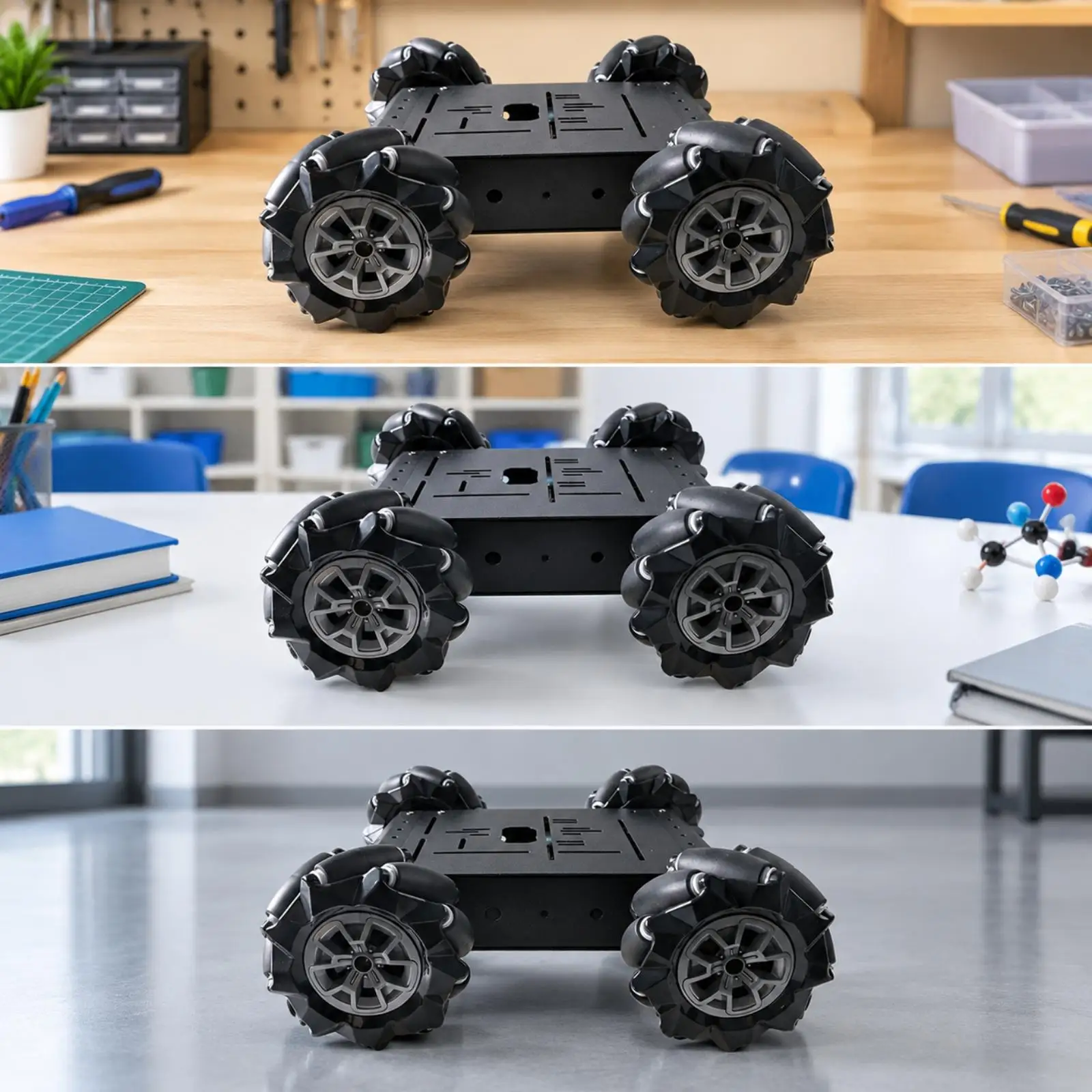 Chassi de carro RC multidireci - Robot Car Kit avaliação e preço