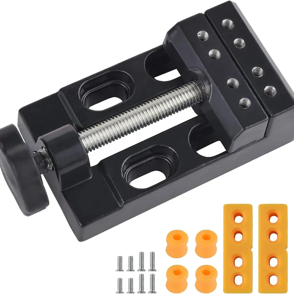 Mini Flat Clamp with Parallel Jaws Universal Craft Clamp for Watch Repair Jewelry Craft Sculpture DIY Carving Tool
