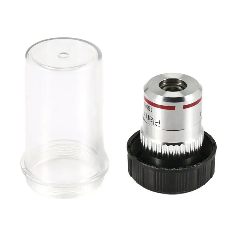 ABCA-Microscope Plan Achromatic Objective Lens 4X Biological Metallurgical Microscope Objectives