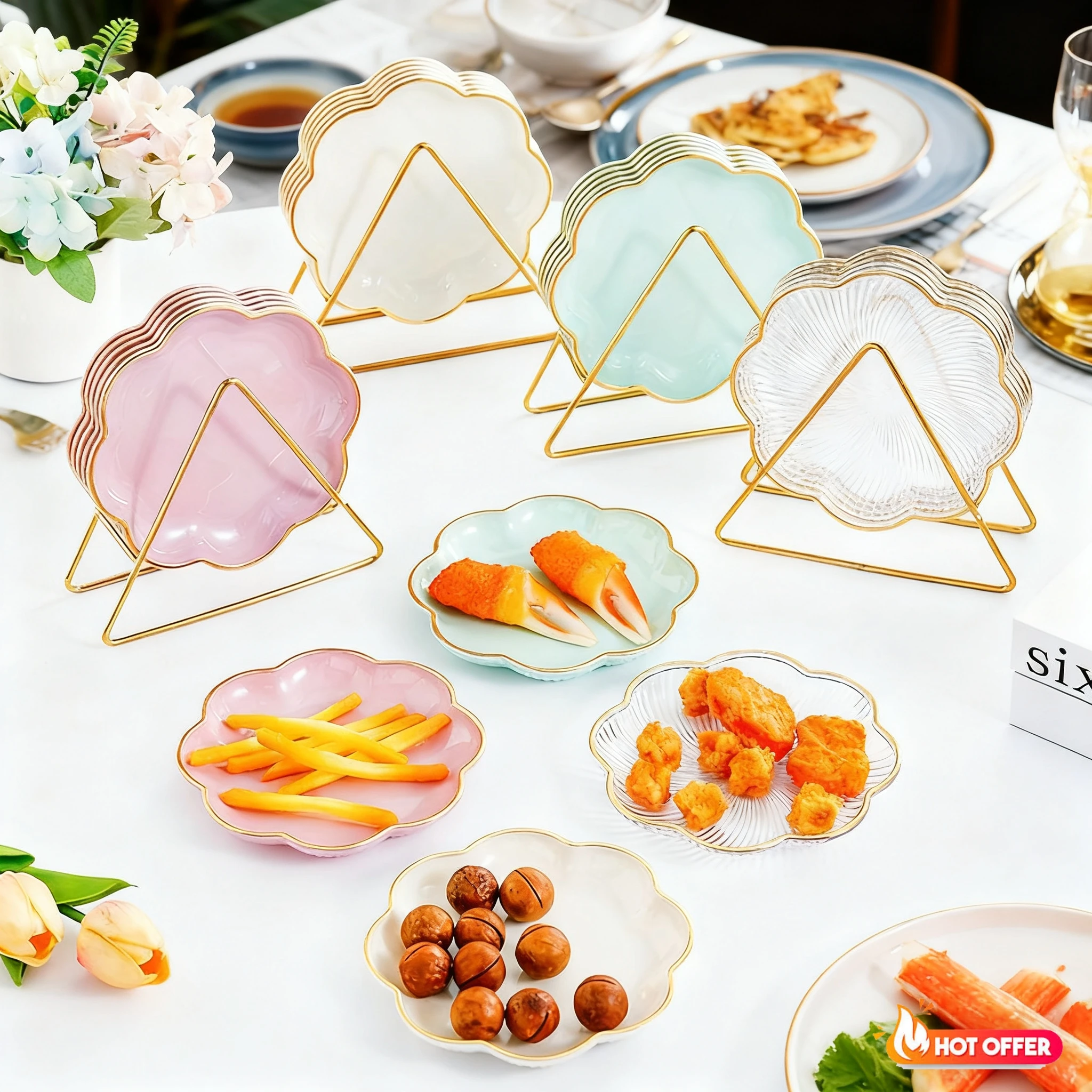 

Блюдо Spit Bone, повышенный нескользящий поднос для мусора с фруктами, квадратная маленькая тарелка, посуда, тарелка для фруктовых закусок с полкой для хранения, 1/4/6 шт.