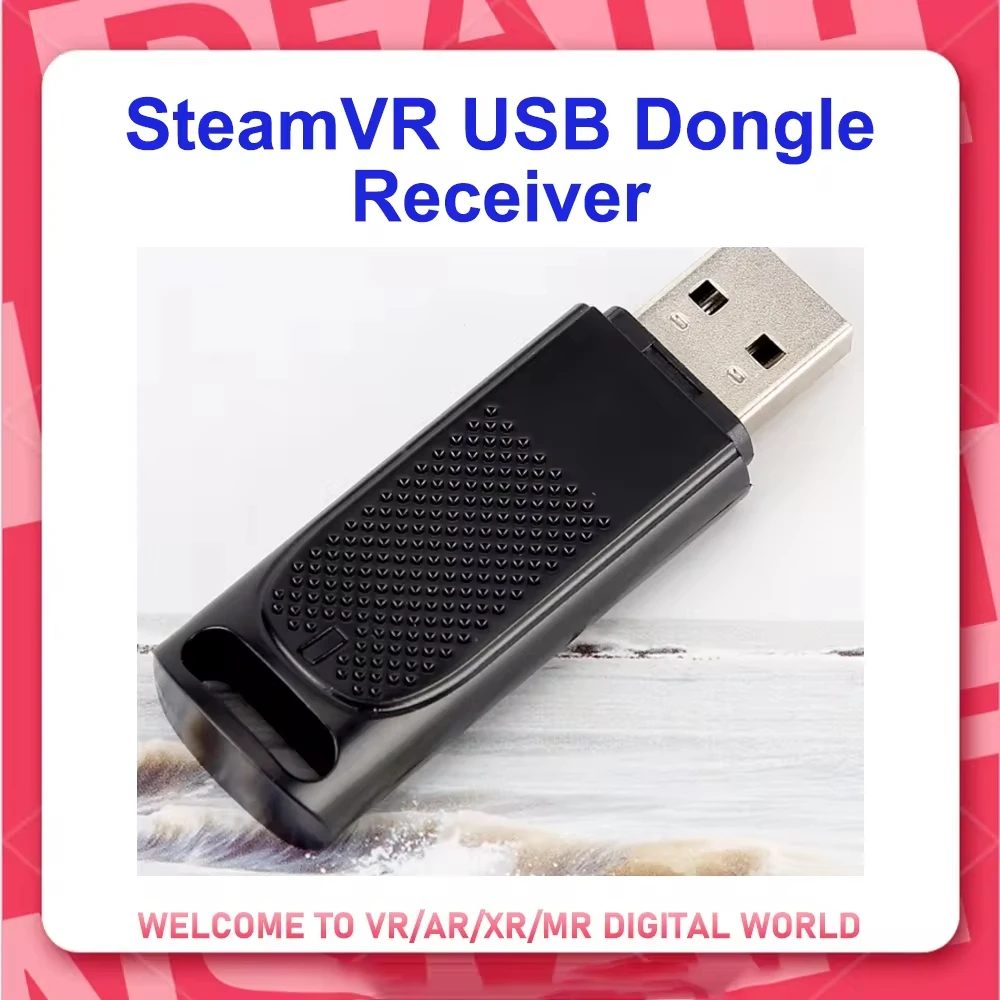 SteamVR USB Dongle Receiver Wireless Receiver for Logitech VR Ink Pilot Valve Index Controller HTC Vive Tracker Vive Controller