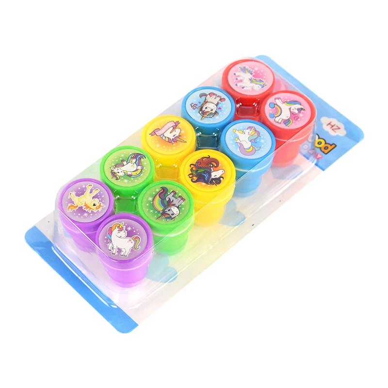 Lot De 24 Tampons Auto-encreurs – Animaux Cartoon – 2,5 Cm – Pour Enfants – Créativité, Fêtes, Anniversaire