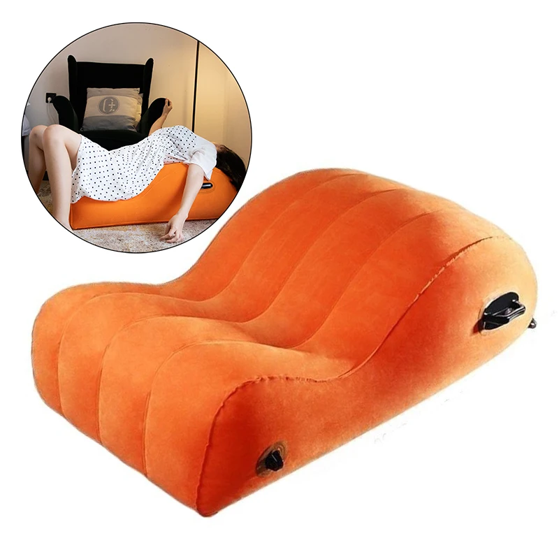 

Flocking Erotic Sex Sofa Pillow Inflatable Furniture Adults Sexy Game Bdsm Body Support Cushion Handrail Bed Sexy Toys Couples