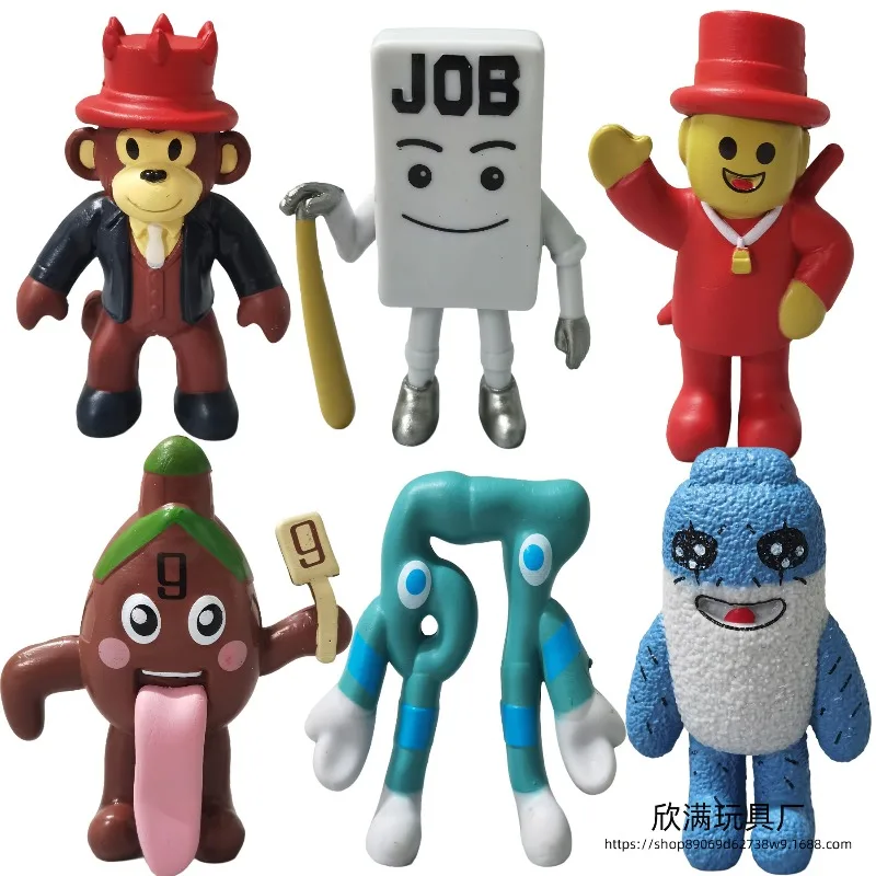 

6-8pcs/set New Robloxs Steal A Brainrot Jandel Game Creative Peripheral Cartoon Set Cartoon Kids Toy Birthday Gifts 7-9cm