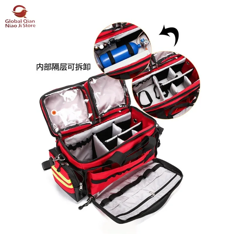 Waterproof Epidemic Prevention Kit, Emergency Rescue Kit, Medical Kit, Large-capacity First Aid Kit for Outdoor Use