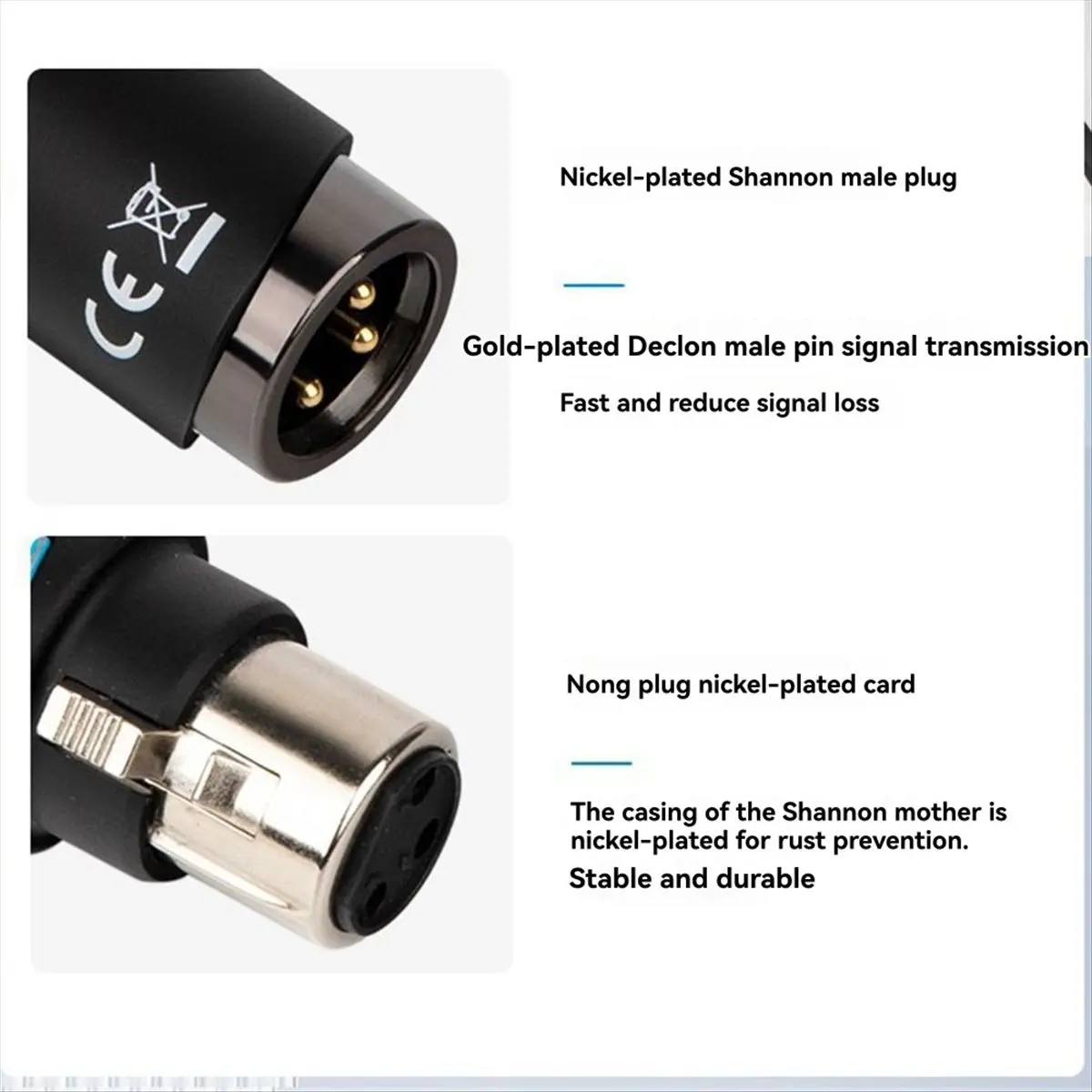A14M  MA-123 Microphone Signal Attenuator Mic Amplifier 3-Pin XLR Connector 3-Level Adjustable