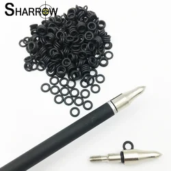 50/100Pcs Archery Hunting Rubber O Ring Gasket Grip Washer Arrow Point Tips Broadhead Replace Accessories