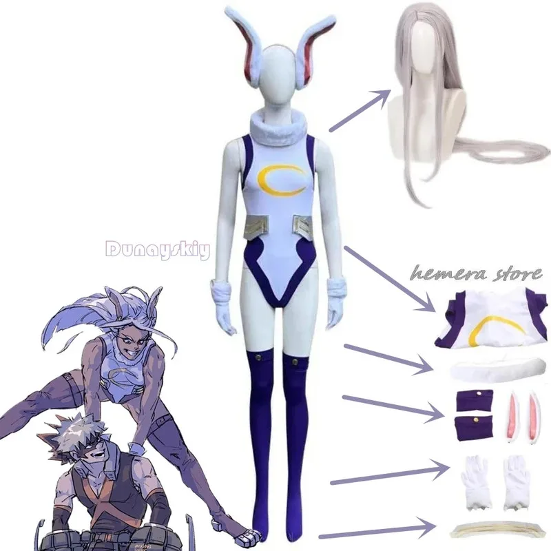 Mha Rabbit Hero Mirko Cosplay Sexy Costume Anime Bnha Rumi