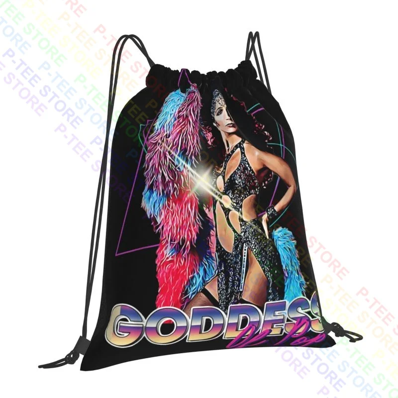 Cher Singer Actor Drawstring Bags Gym Bag Fashion Swimming Gym Tote Bag Multi-function